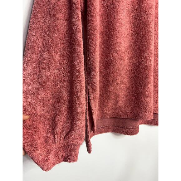 UO Out From Under Veronica Soft Terrycloth Popover Sweatshirt NWT Size Small - Picture 3 of 8